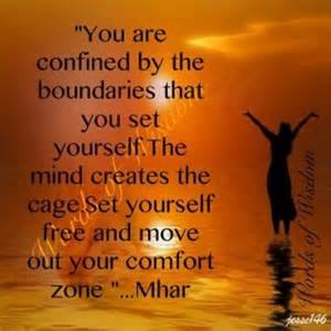 comfort zone boundaries