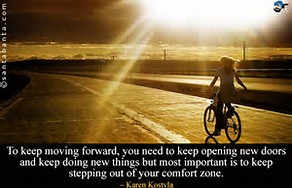 comfort zone move forward