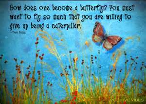 butterfly caterpillar giving up